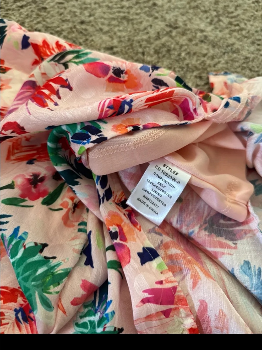 NWT NSR (Napean Sea Road) Floral Ruffled Midi Dress SIZE Small - Picture 11 of 12